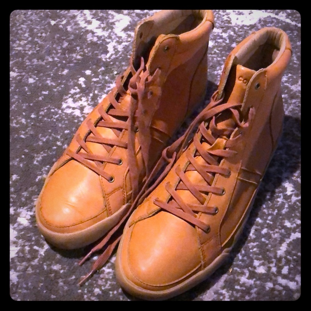 Cole Haan Mint tan leather sneakers size 12